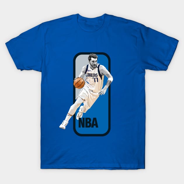 Luka Doncic NBA T-Shirt by awangwidyatama